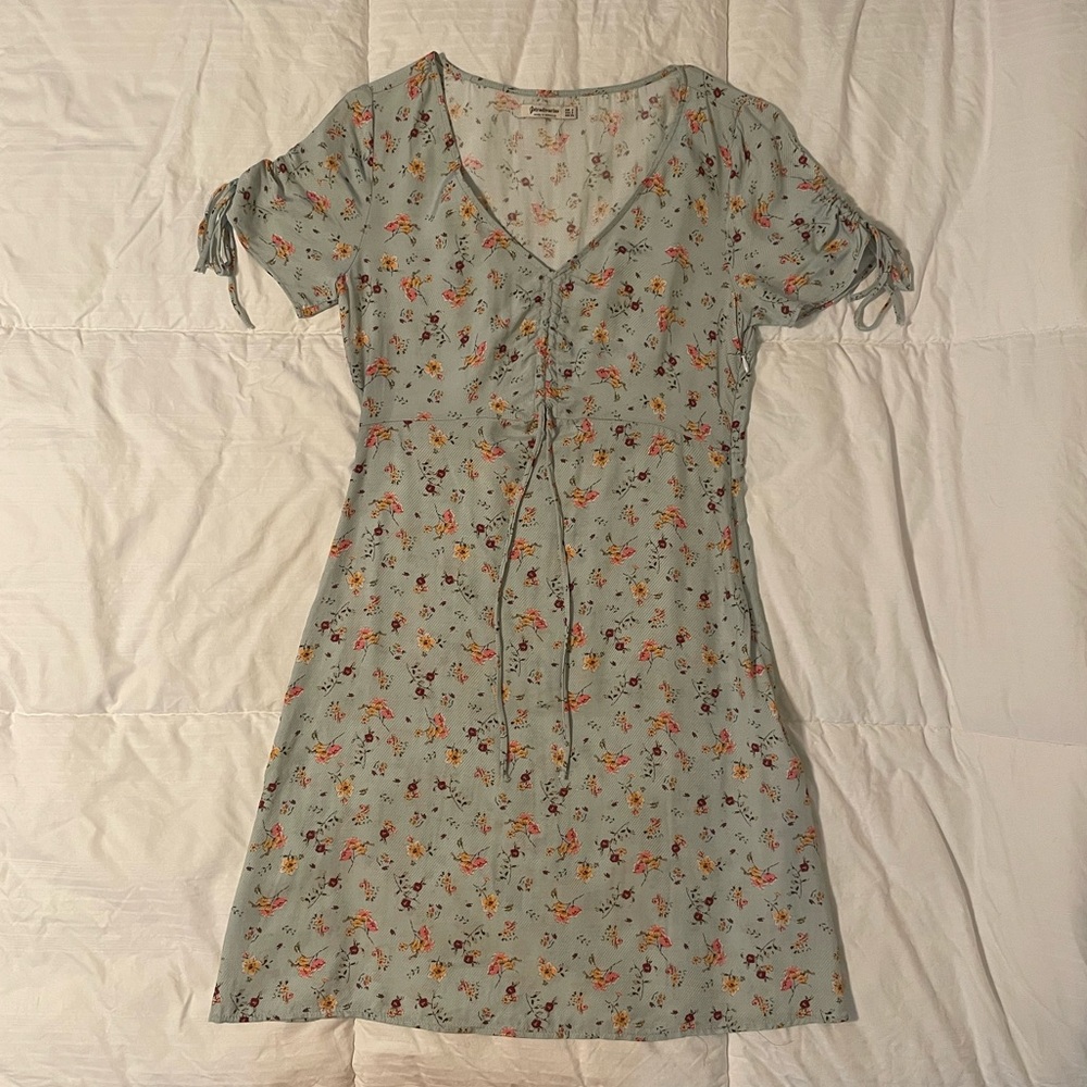 Stradivarius floral mini dress